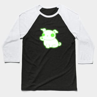 Skull Baby Pug Baseball T-Shirt